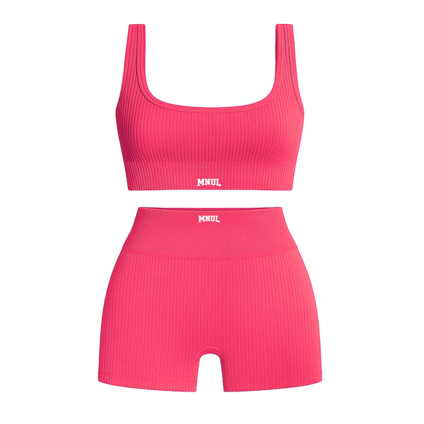 MNUL Ribbed Athletic Workout Set