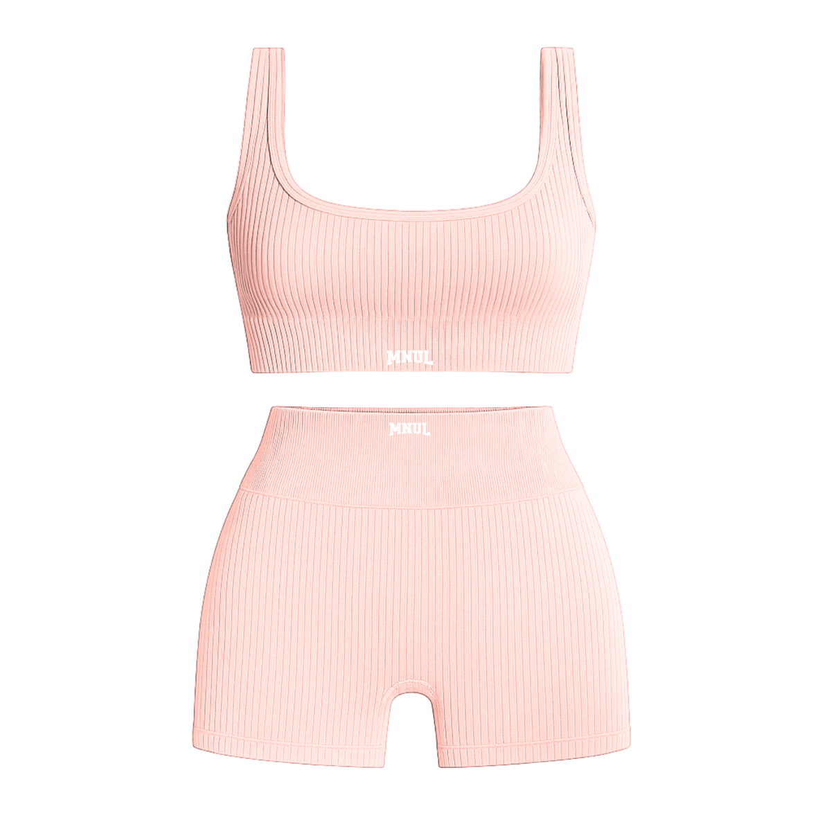 MNUL Ribbed Athletic Workout Set